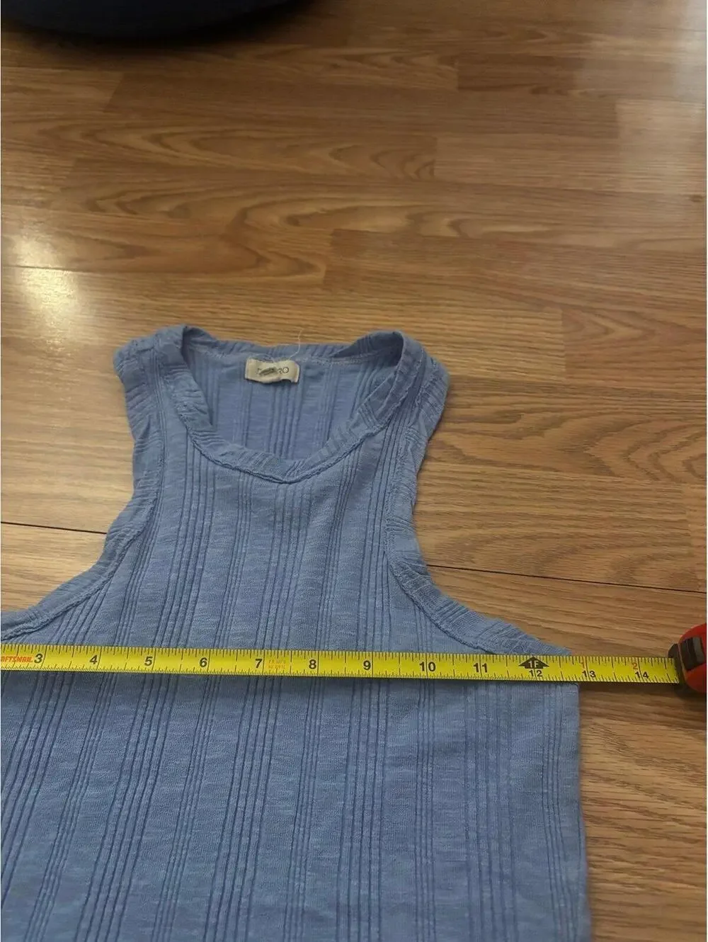 Pilcro Ribbed Racer Back Tank Top Size XS - Picture 5 of 6